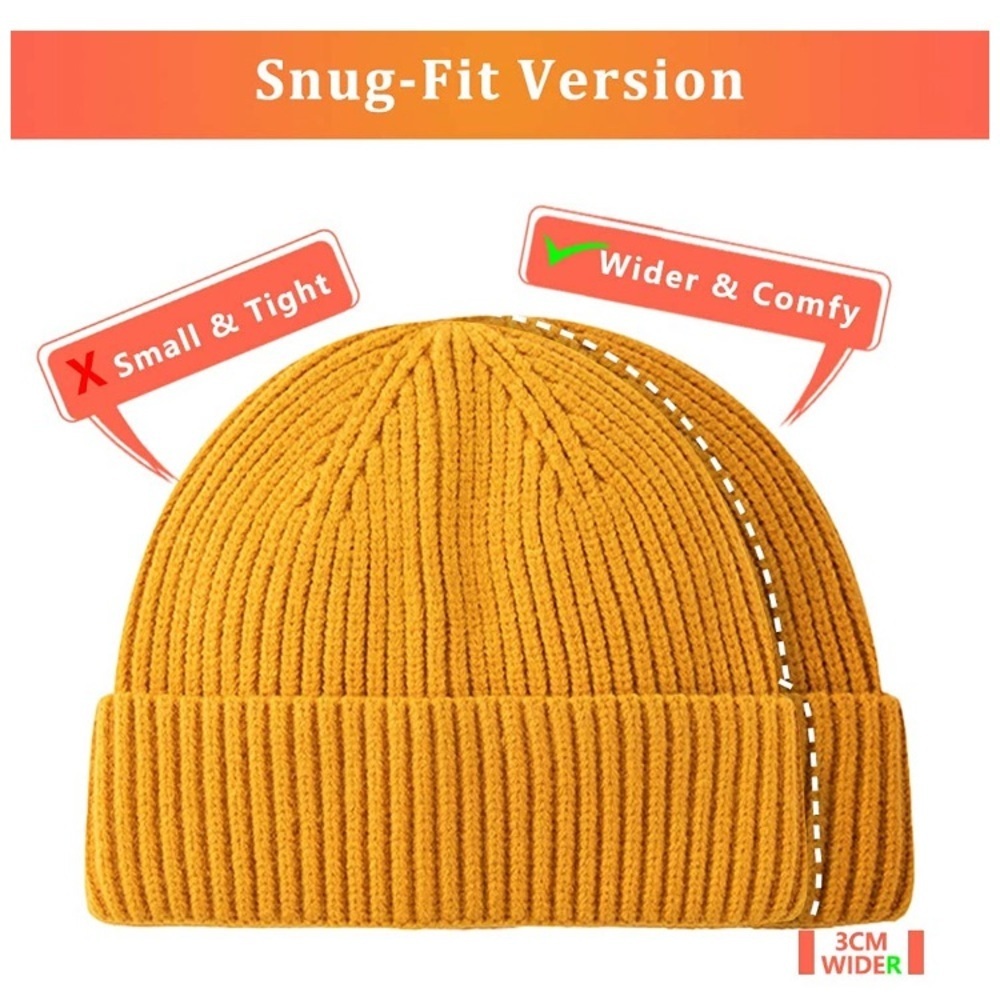 Wool Watch Fisherman Beanie Cap - Picture 12 of 14